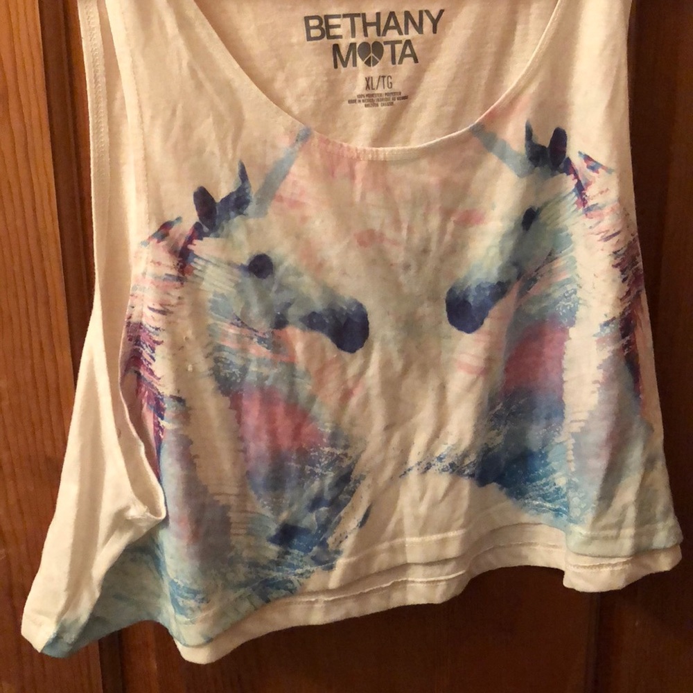Unicorn crop top 🦄